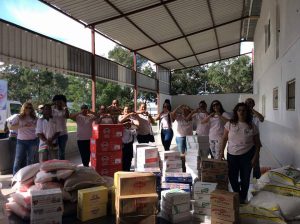 Christmas donation in Lubango