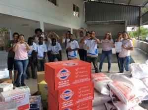 Christmas donation in Lubango