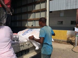 Christmas donation in Lubango